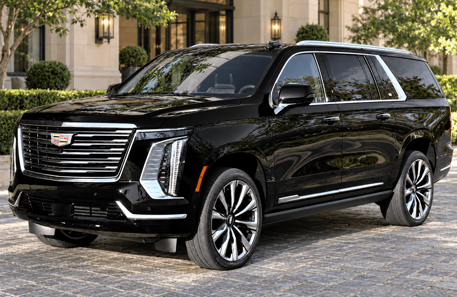Chauffeur assisting guests at an airport transfer pickup